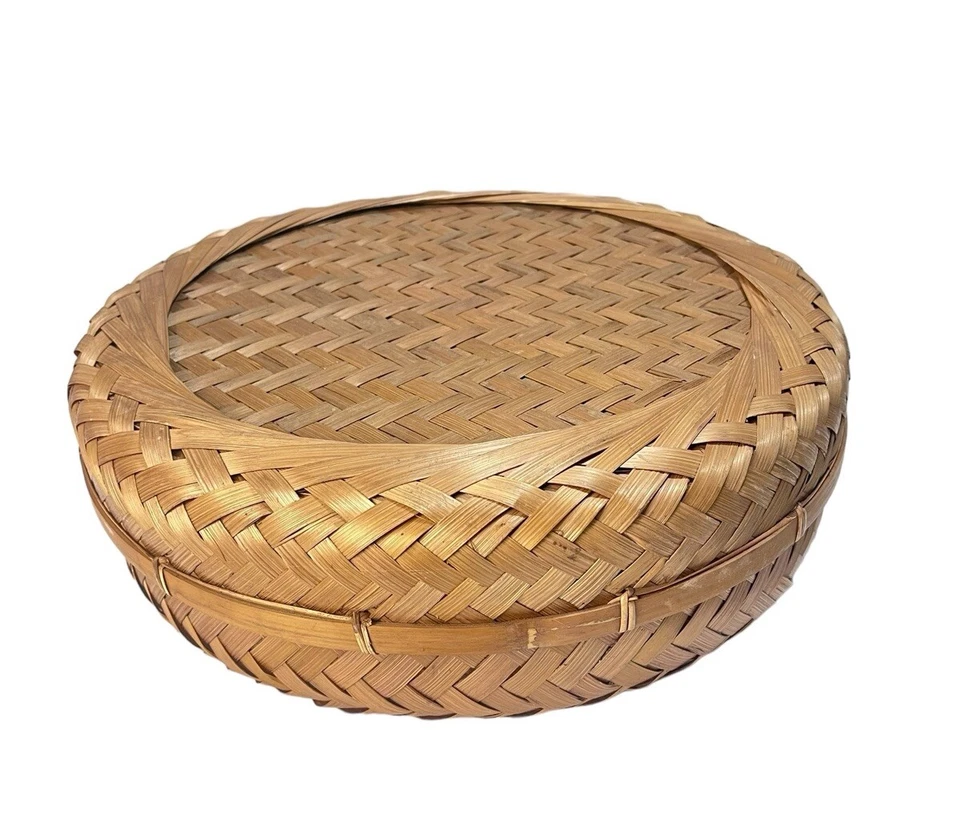 4 件套充电 Jay Wicker Plate 充电器 藤圈 12.5 英寸 圆形 全新 — 第 3/4 张图片