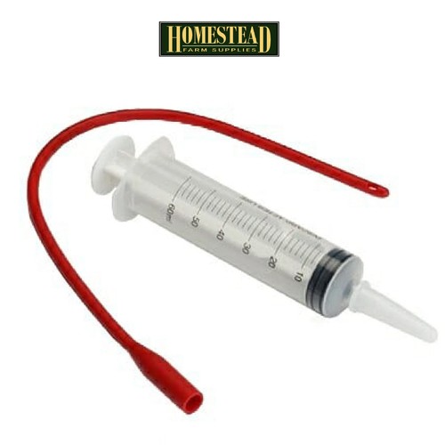 NetTex Colostrum Feeder Syringe and Latex Tube 60ml Lamb Colostrum