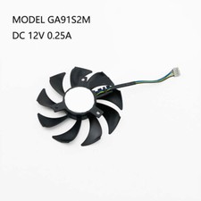 For RX460 RX550 D5 ITX Graphics Card Fan GA91S2M 4pin Diameter 8.7cm Pitch 4.0cm