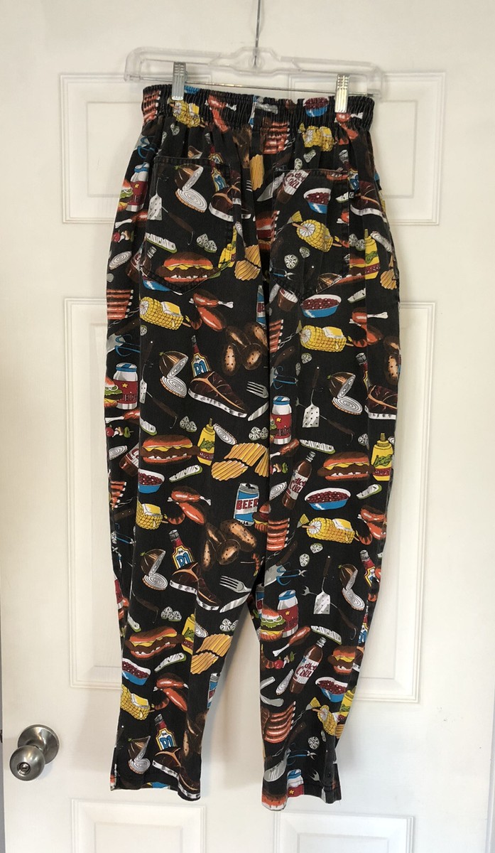 お*が様 60s fruits of the room bakerpants n Amazing Vintage 1980s BBQ Jamz Hammer Pants Chef Grill Beer