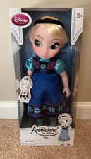 Disney Animators' Collection Frozen 16" Toddler Doll Elsa w/plush Olaf New Rare