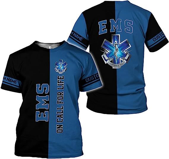 Personalized EMT Shirt, EMS Shirt, Customized EMS Shirts,EMT Paramedic Uniform E eBay