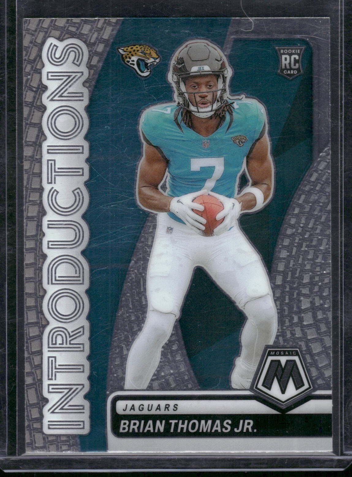2024 Panini Mosaic #7 BRIAN THOMAS JR Rookie Introductions (RC) Jaguars