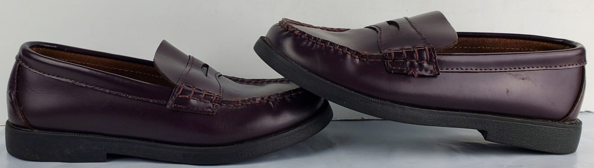 Sperry Top Sider Deep Burgundy Leather Penny Loafer Dress Shoes Men\'s 11 M sperry penny loafer products for sale | eBay main image 3