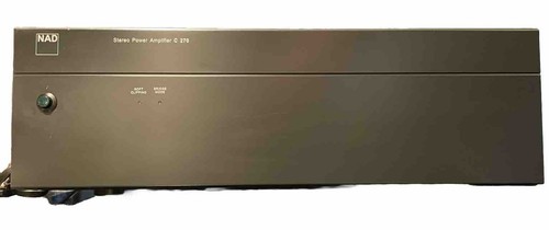 NAD C270 Stereo Power Amplifier 120WPC x2 - Works Great - Tested