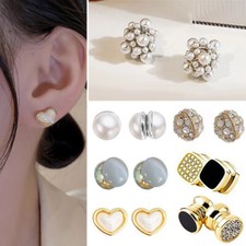Ear Clip Imitate Pearl Earrings Fake Earrings Non Piercing Jewelry Elegant US  
