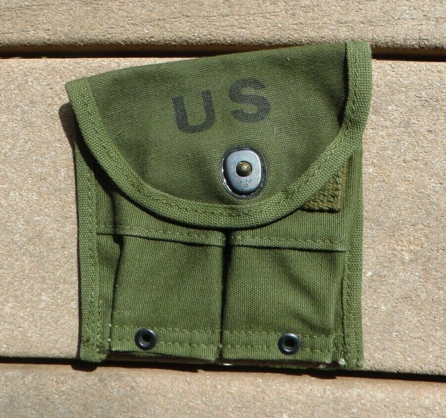 Vietnam Era US Army Military Field Gear M1 Carbine Ammo Magazine Pouch