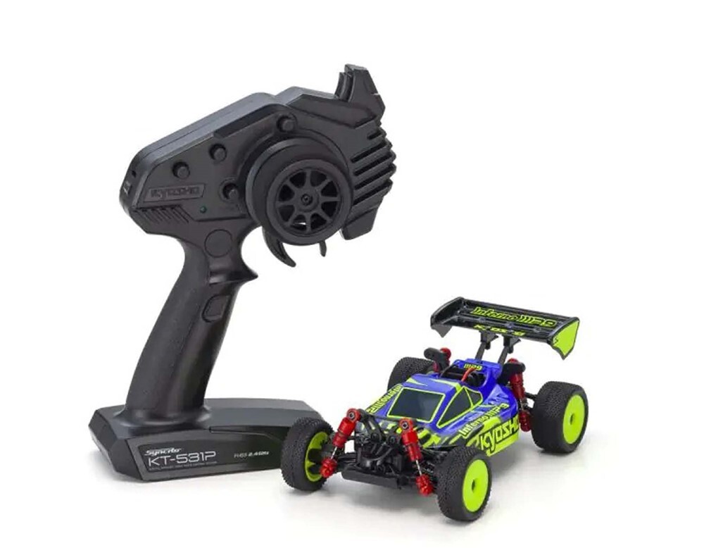 Buy Kyosho Mini-Z 4WD Inferno Mp9 Buggy Readyset Blue/Yellow
