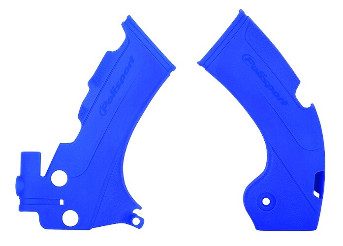 Protection cadre POLISPORT anti-frottement pour YAMAHA YZ-F 250 bleu