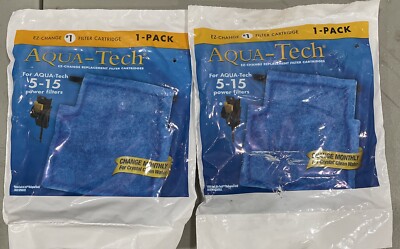 [2X] Aqua-Tech EZ-Change #1 Filter Cartridge for 5-15 Filters 1 Pack w/Free Net