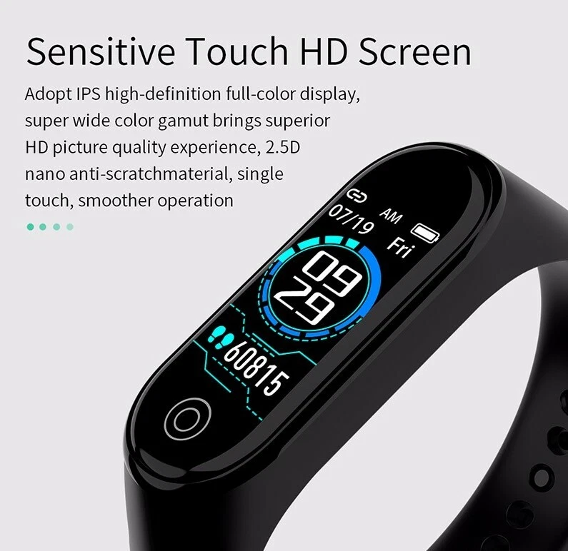 Fitness Tracker M4 Smart Bracelet A Partner To Monitor Your Health