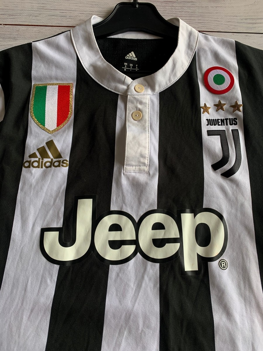 Juventus 2017-2018 Home football shirt jersey Player Issue Juventus 2017-2018 Home football shirt jersey Player Issue