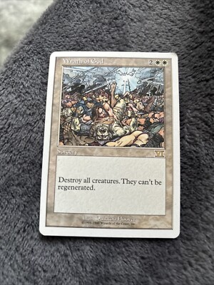 1x MTG Magic The Gathering TCG Wrath of God Rare  - 6th Sixth Edition
