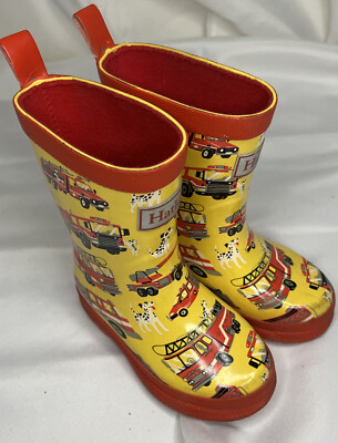 hatley rain boots Fire truck SIZE - Main Image