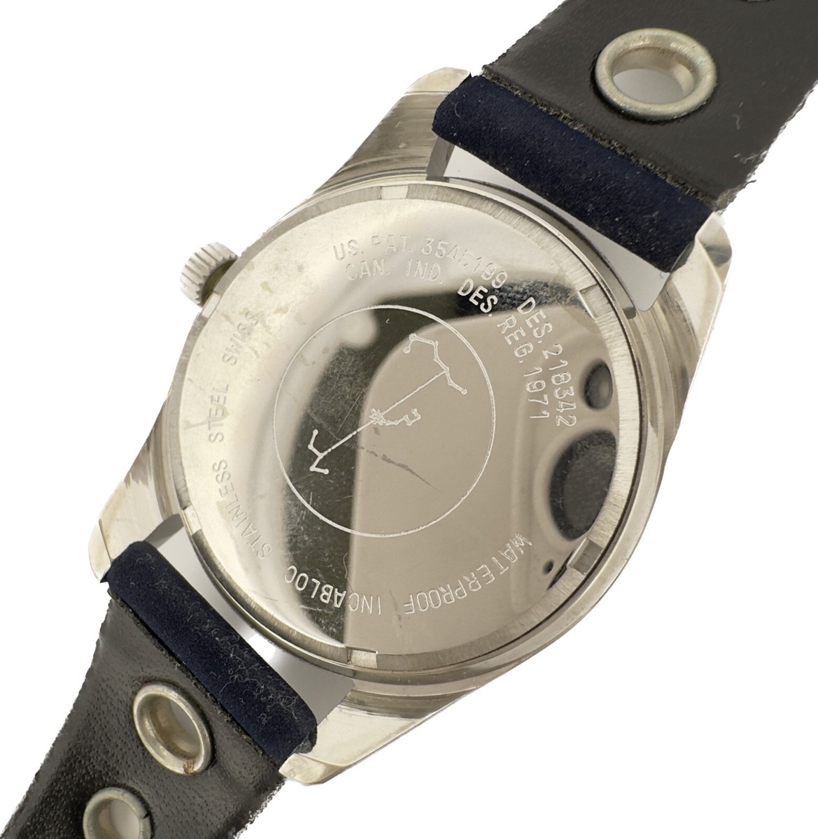 Vintage Pastime Revue Thommen GMT 24Hour Compass Men display picture 1