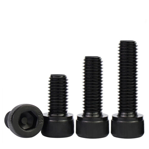 Feingewinde Zylinderschrauben 12.9 Stahl M6 M8 M10 M12 Schwarz Innensechskant - Bild 6 von 85