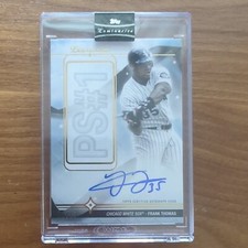 2023 Luminaries Frank Thomas Home Run Kings Blue Auto 02/15 On Card! 