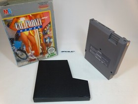 CALIFORNIA GAMES Nintendo Nes 8 Bit Pal A Mattel Gbr - Originale