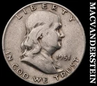 1951-D Silver Franklin Half Dollar - Scarce  Better Date  No Reserve  #G8006