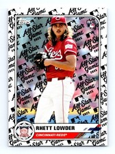 #91 2025 Topps All Star Game Base Rhett Lowder RC Reds
