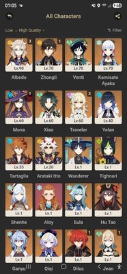 genshin impact NA AR55 16 5 sTARS