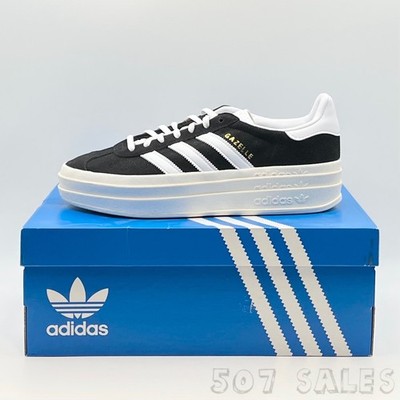 Adidas Gazelle Bold Core Black / Cloud White HQ6912 - Size 10
