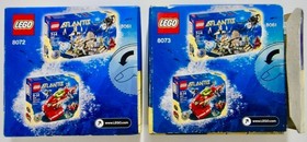LEGO Atlantis: 8058 Guardian of the Deep, 8073 Manta Warrior, 8072 Sea Jet