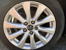 2018-2020 Toyota Camry 17x7.5 Alloy 10-spoke Wheel Oem Silver Curb Rash 2018-2020 Toyota Camry 17x7.5 Alloy 10-spoke Wheel Oem Silver Curb Rash