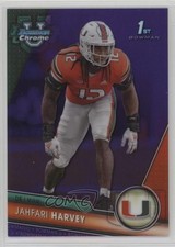 2023 Bowman U Chrome Purple Refractor 91/399 Jahfari Harvey #25 ut4