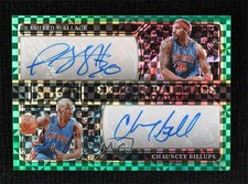 2023 Panini Select Green Prizm 3/5 Rasheed Wallace Chauncey Billups Auto HOF 5l2