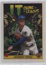 2022 Bowman Chrome It Came to the League Hedbert Perez #ICFL-9 fm0