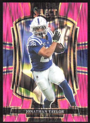10621K 2025 Panini Select #132 Jonathan Taylor Pink Prizm Shock