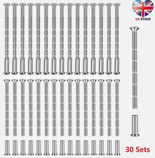 M3 Door Handle Fixing Screws & Sleeves 30 Sets Door Handle Bolt Through Fixing