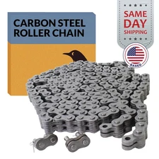 BL634 Leaf Chain x 10 Feet for Forklift Masts and Hoisting + 2 Connecting Links