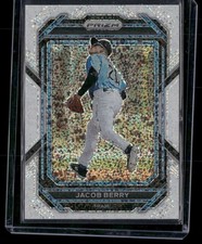 2023 Panini Prizm Jacob Berry White Sparkle Miami Marlins