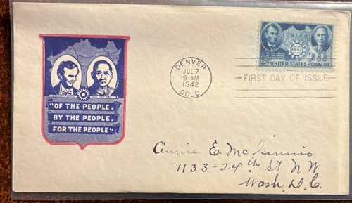 #906 China Commemoration FDC with nice Unbranded cachet