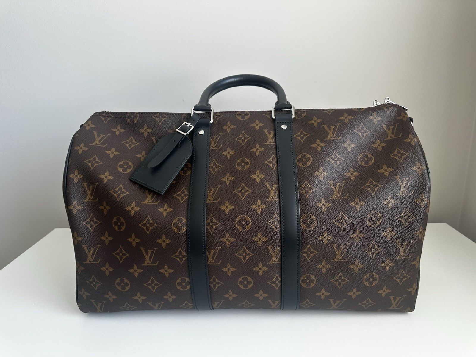 LOUIS VUITTON Keepall Bandoulière 45 Brown Monogram Bag