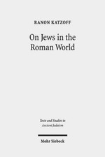 Ranon Katzoff On Jews in the Roman World (Hardback) (UK IMPORT)