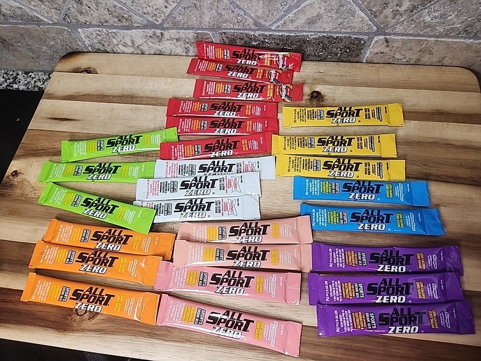 All Sport Zero Powder Sticks - Sample Set Of 27 Individual Packs | eBay