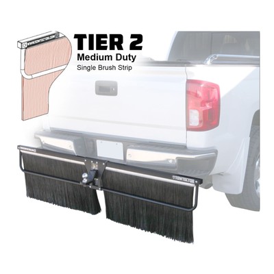 Towtector Tier 2 96'' Mud Flap Brush Strip System for 2.5'' Receivers 29619-T2