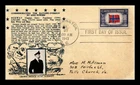 US COVER NORWAY OVERRUN COUNTRIES FDC SCOTT 911 CROSBY PHOTO CACHET