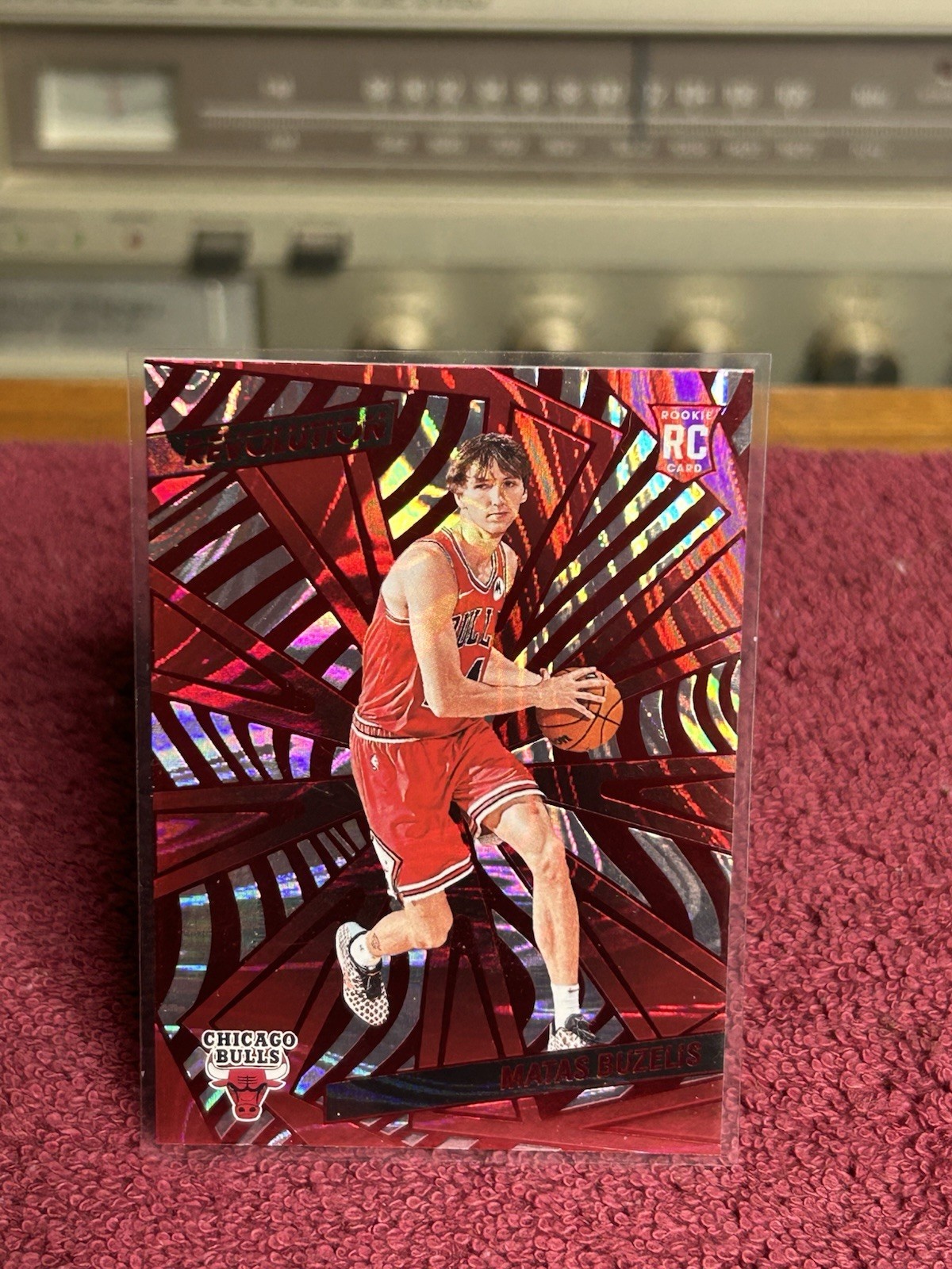 2024-25 Panini Revolution - Rookies Matas Buzelis #129 Red Swirl (RC)