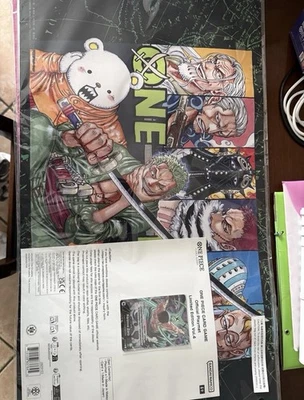 One Piece Card Game Eng- Official Playmat Vol. 4 Ronoroa Zoro - Sealed - Bild 1 von 4