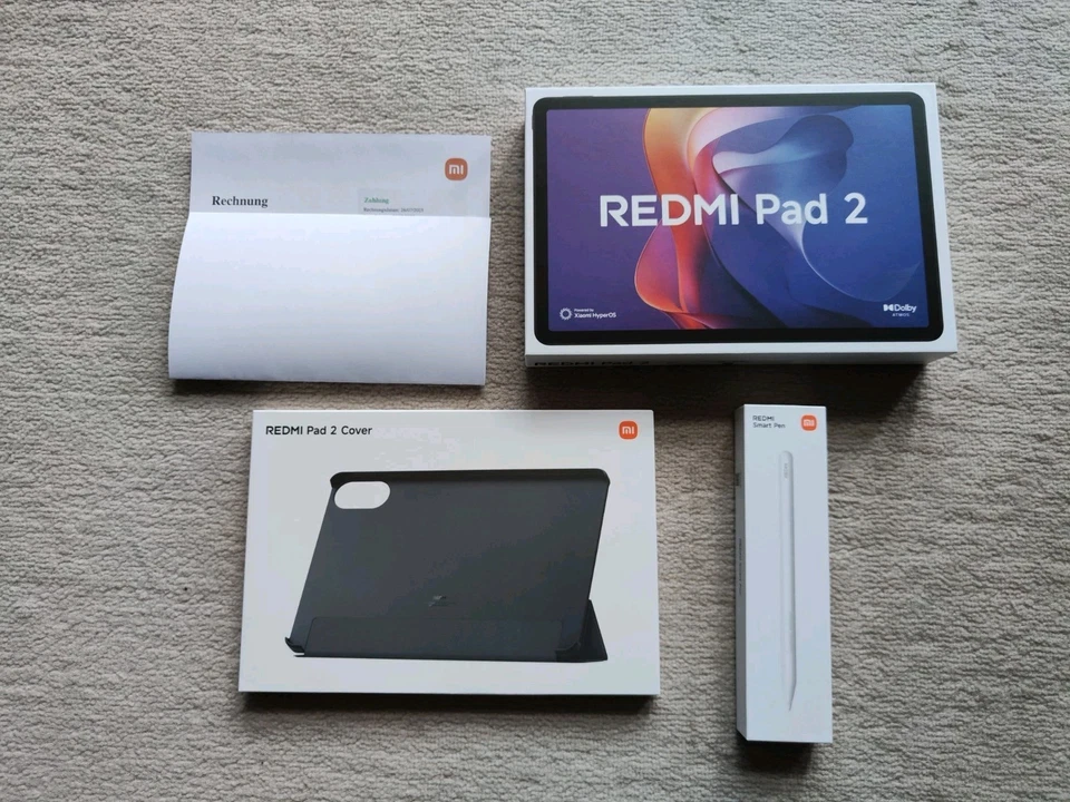 Xiaomi Redmi Pad 2 128GB/4GB Grau Graphite Gray HyperOS Tablet + Extras Neu&OVP