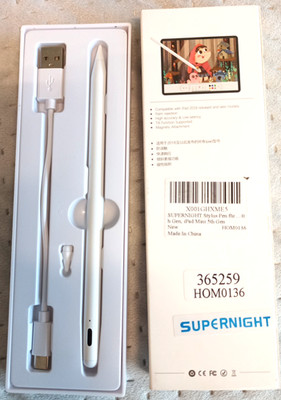 iPad Stift Tablet Pen USB-C-Ladebuchse Neu Supernight  Active Stylus HOMO136