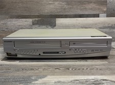 Sylvania DVC845E DVD/CD Player VCR Combo Video Cassette Recorder Tested Works