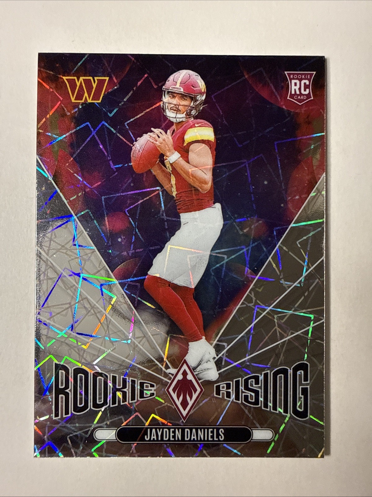 2024 Panini Phoenix - Rookie Rising Jayden Daniels #RR-JDS Lazer (RC)
