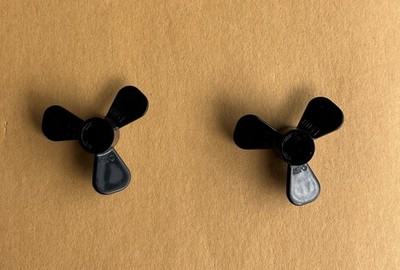 LEGO  6041 - 6173893 - Boat Airplane Propeller 3 Blade 3 Diameter (2 Qty)