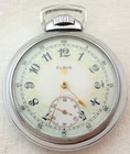 ANTIQUE 16s ELGIN BW RAYMOND GRADE 280 17 JEWEL FANCY DIAL POCKET WATCH