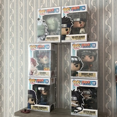 Funko Pop! Animation Naruto Shippuden 5pc Lot Hot Topic Exclusive Boxed